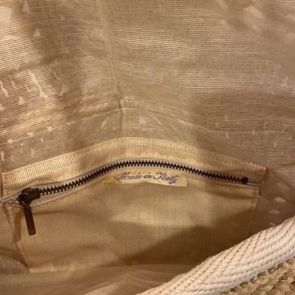 Vintage 1970’s Joske’s Italian Straw Braided Clutch Purse - Picture 4 of 4